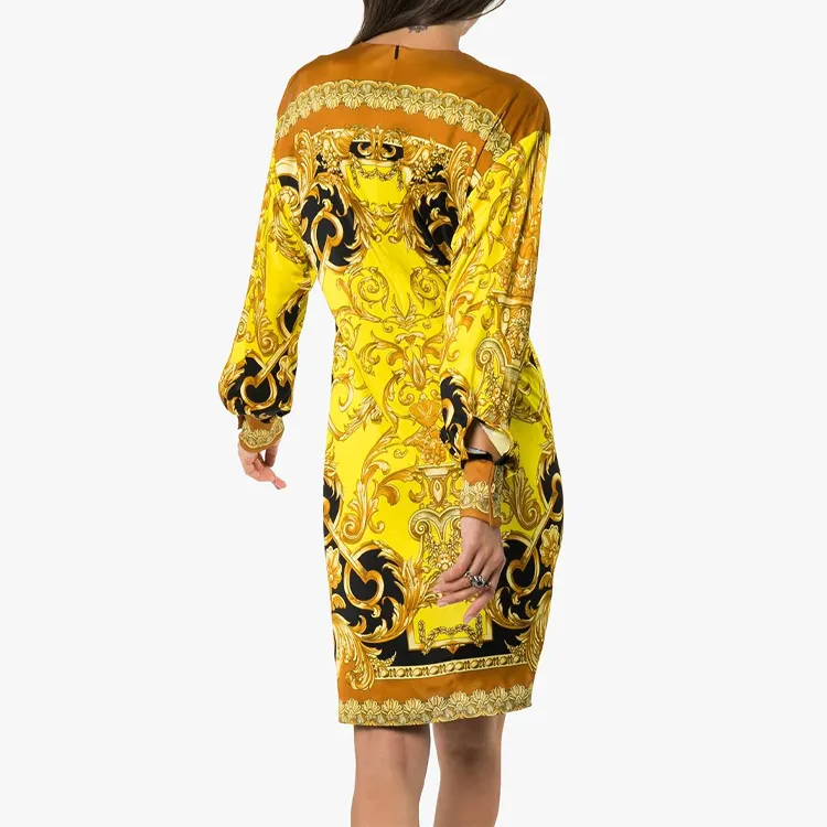 VERSACE VERSACE Dress Women's Yellow-2