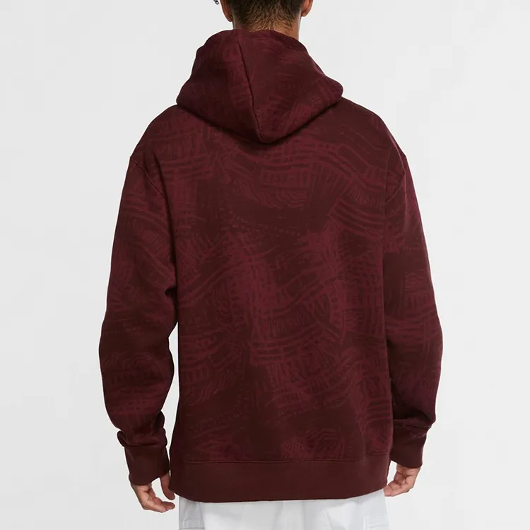 Nike Sweatshirts Men Burgundy-4