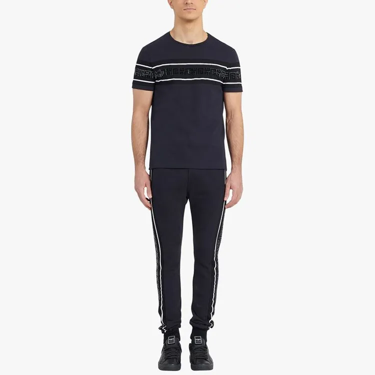 BALMAIN T-Shirts Men Navy Blue-4