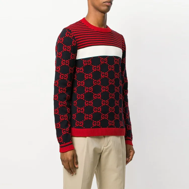 GUCCI Sweaters Men Red-3