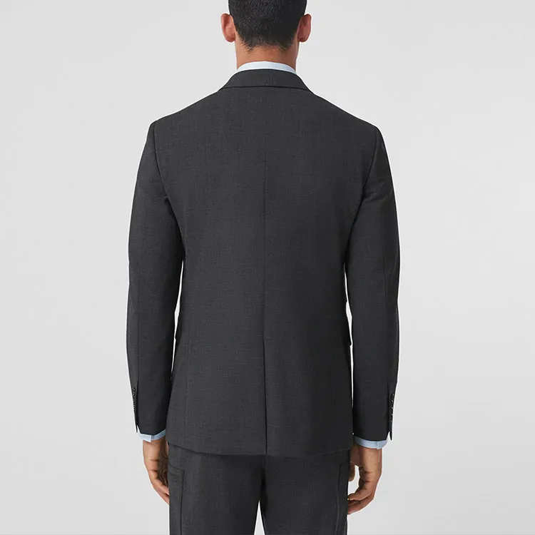 Burberry Stretch Wool Tailored Jacket-2