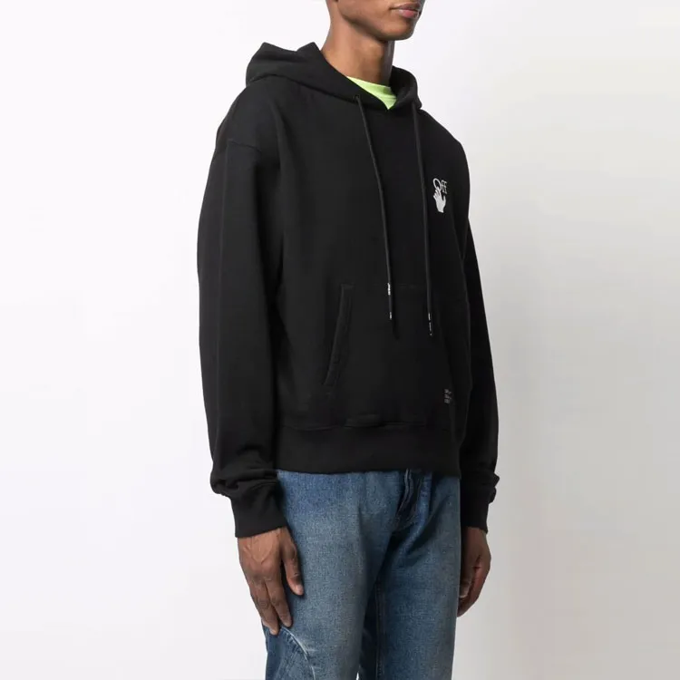 OFF WHITE Oversized Caravaggio Saint Jerome Writing Arrows Hoodie-5