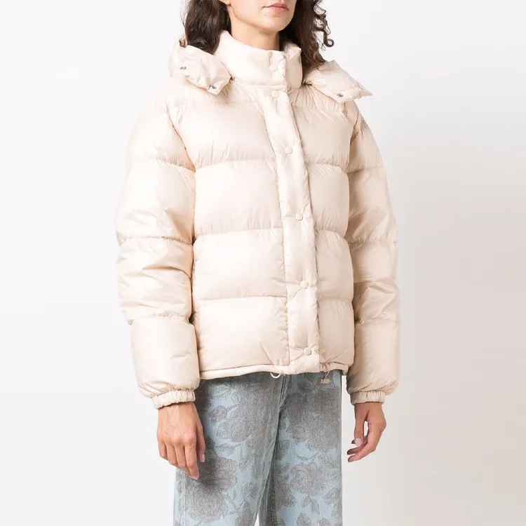 MIU MIU Down Coats Women's Beige-1