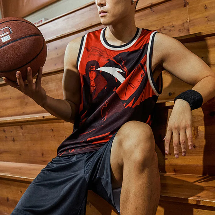 ANTA Tank Tops Men Red-6