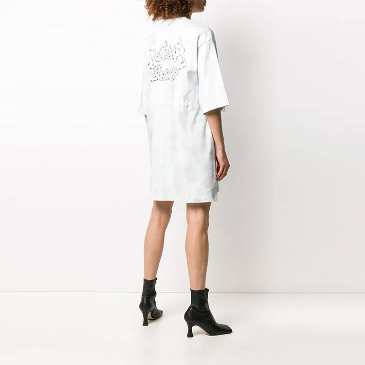 OFF-WHITE Ss20 Long-Sleeved Dresses Women's White-1