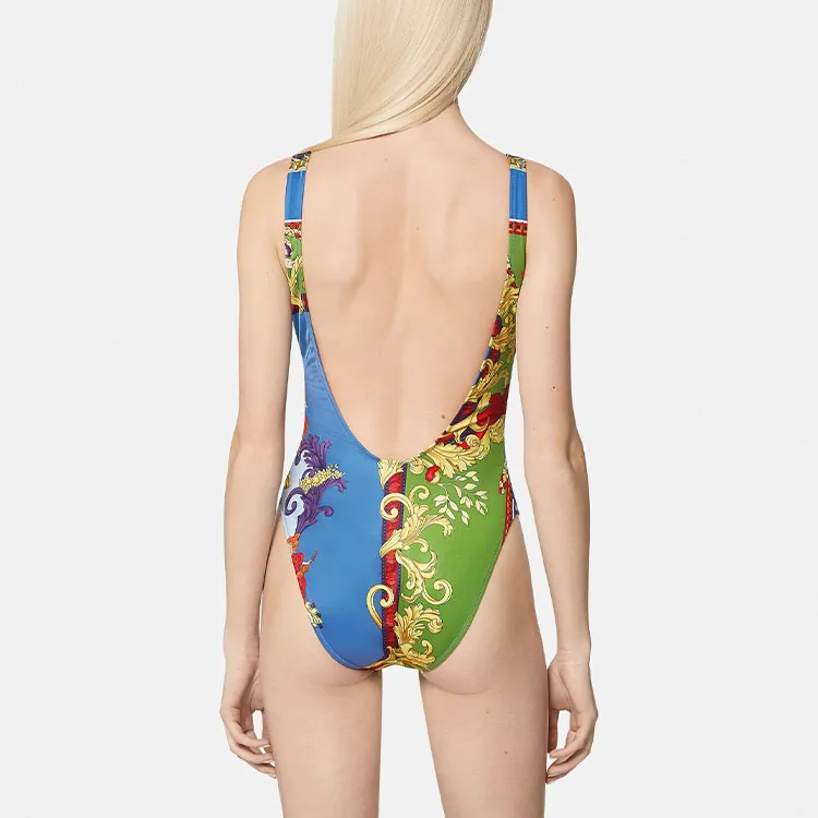 VERSACE Medusa Renaissance One Piece Swimsuit 'Bluette/Multicolor'-2