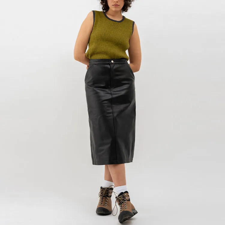 Stussy Tank Tops Women's Yellow Green-2