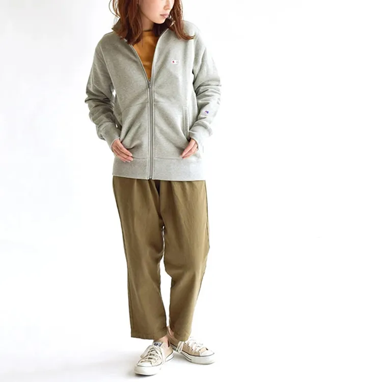 Champion FW21 Jacket Japan Version Unisex Gray-1