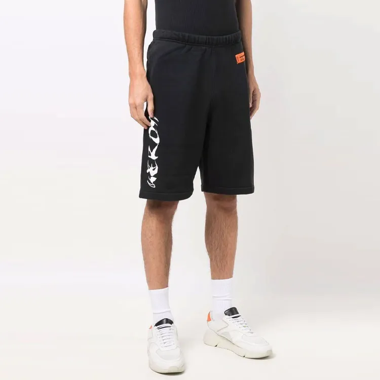 HERON PRESTON Casual Shorts Men Black-3