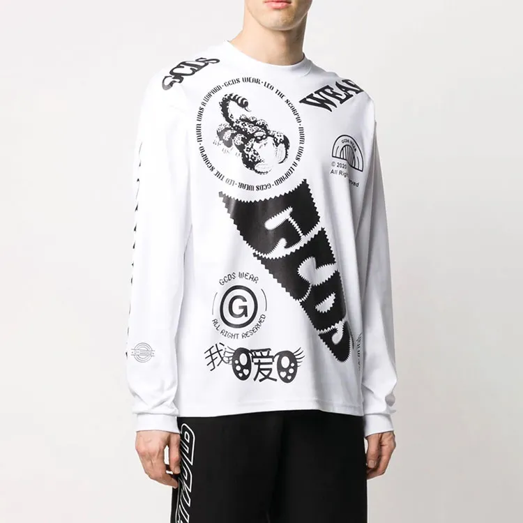 GCDS Sweatshirts Men White-3