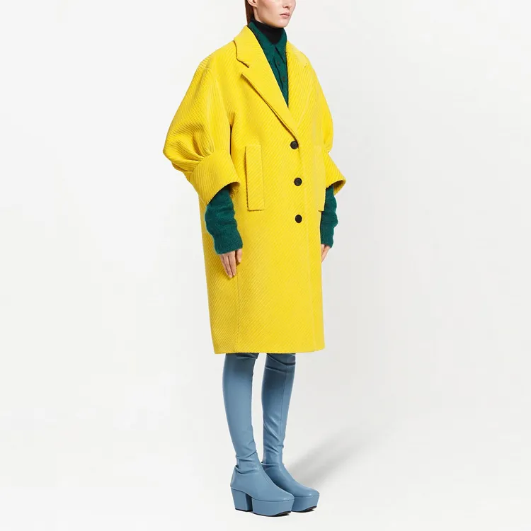 PRADA Velvet Jackets Women's Yellow-2