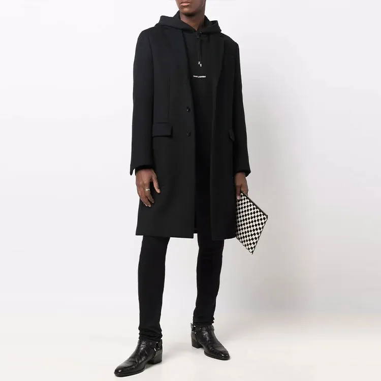 SAINT LAURENT FW21 Sweatshirt Men's Black-2