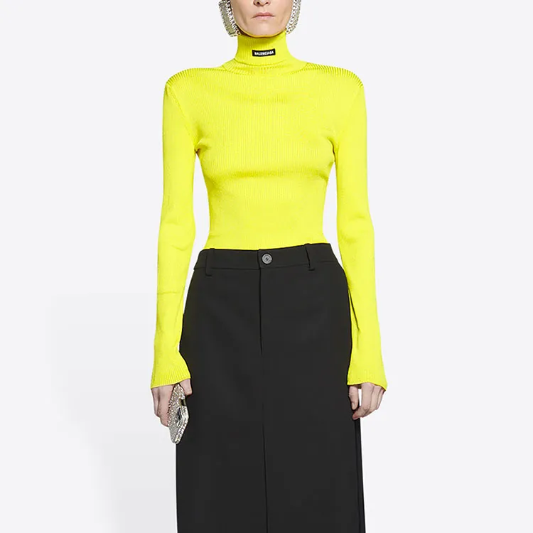 Balenciaga FW21 Sweater Women's Yellow-2