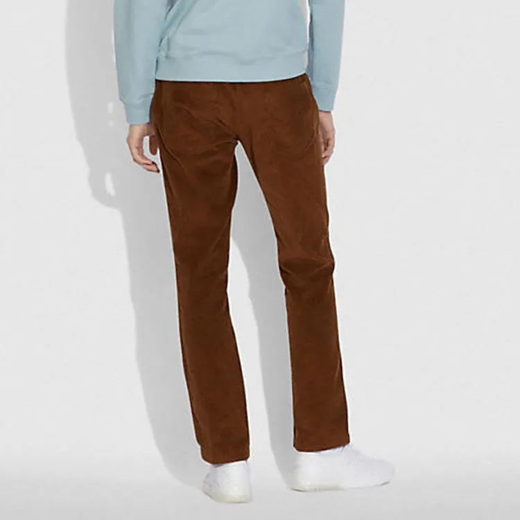 COACH Casual Pants Men Brown-2