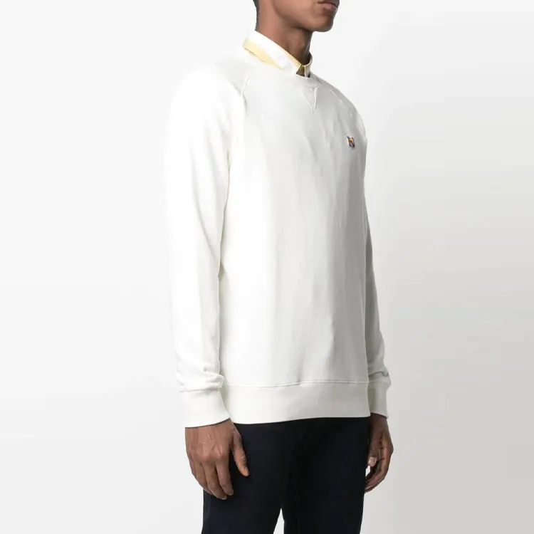 Maison Kitsune Fox Head Patch Classic Neutrals Sweatshirt-2