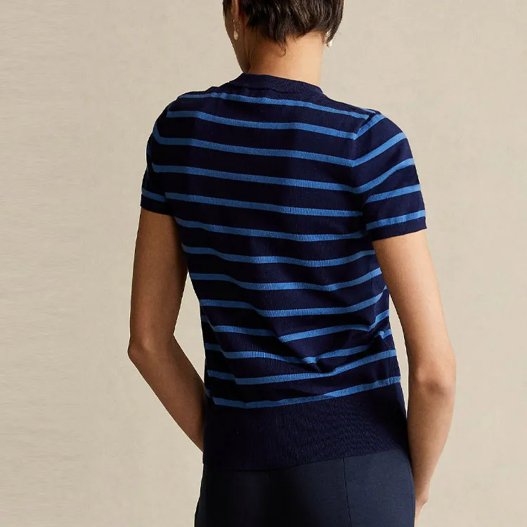 Polo Ralph Lauren T Shirt Women's Blue Black-4