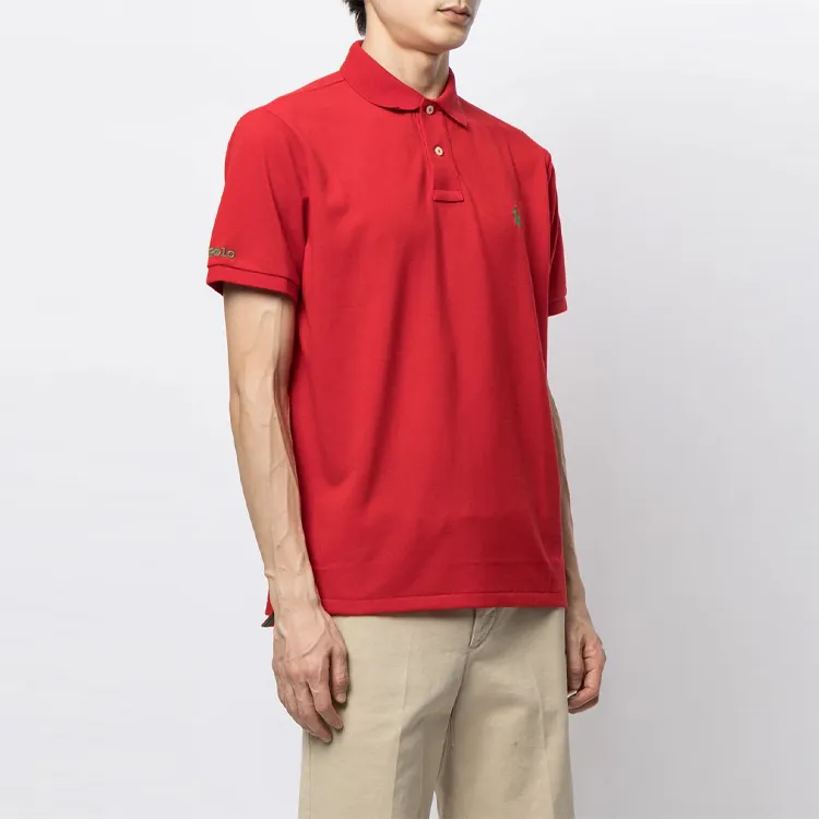 Polo Ralph Lauren Polo Shirts Men Red-3