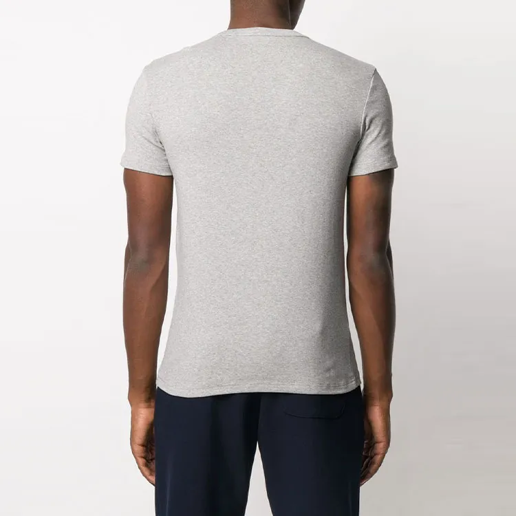 TOM FORD Logo Patch V neck T shirt-1