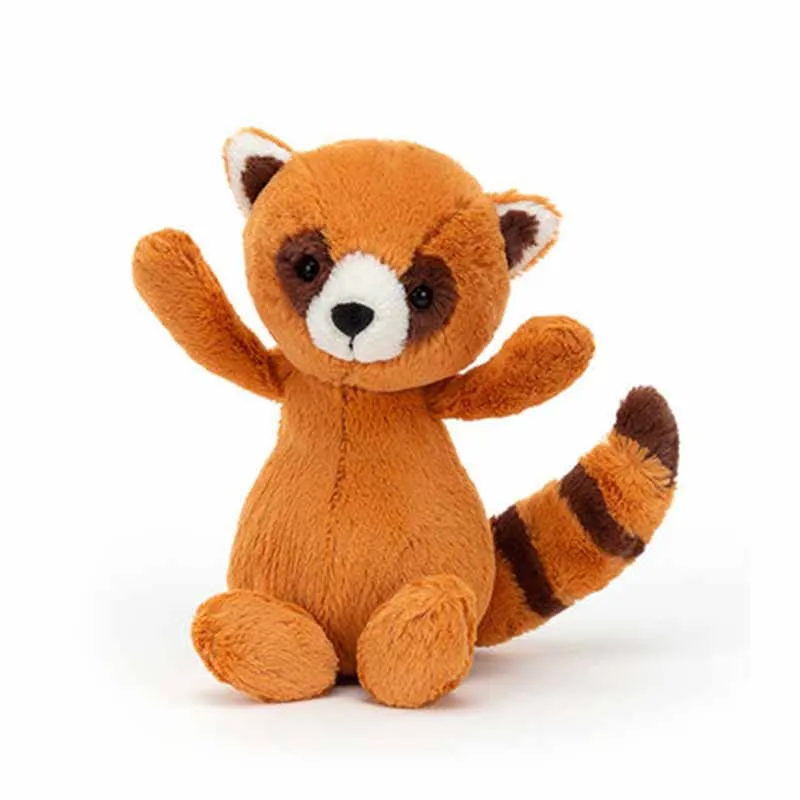JELLYCAT Jungle Animal Collection Blushing Red Panda Dolls Plush Doll 31cm High-3
