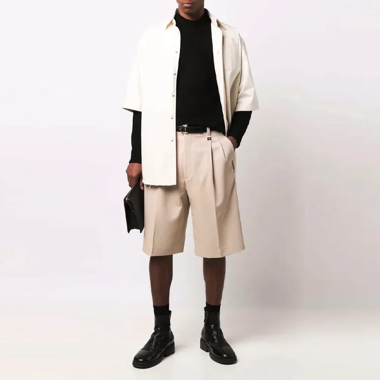 FENDI Casual Shorts Men's Beige-2