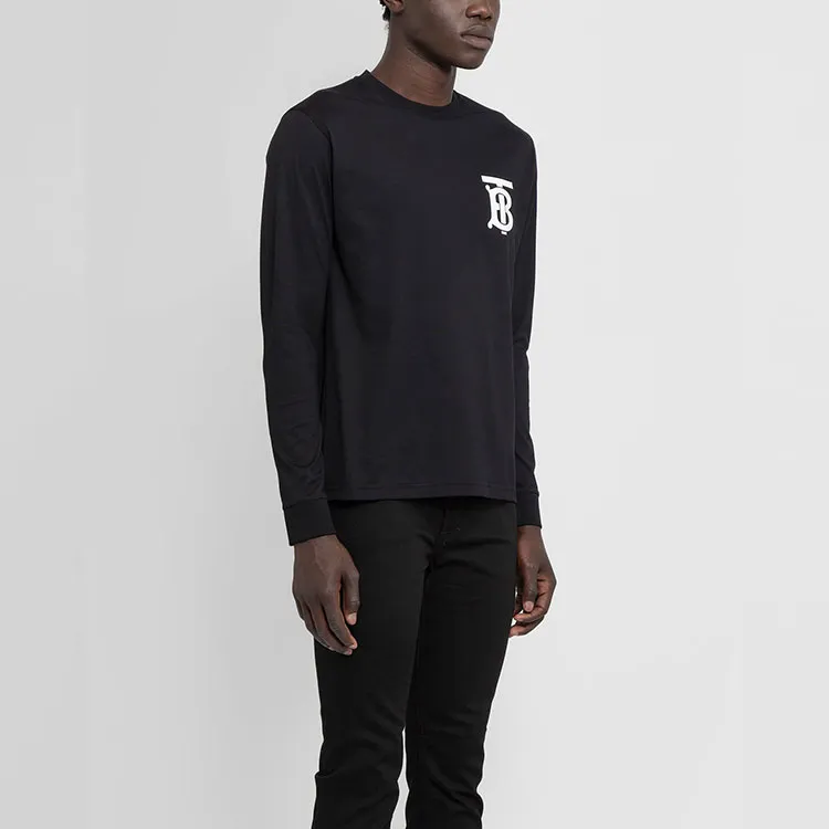 Burberry T-Shirts Men Black-4