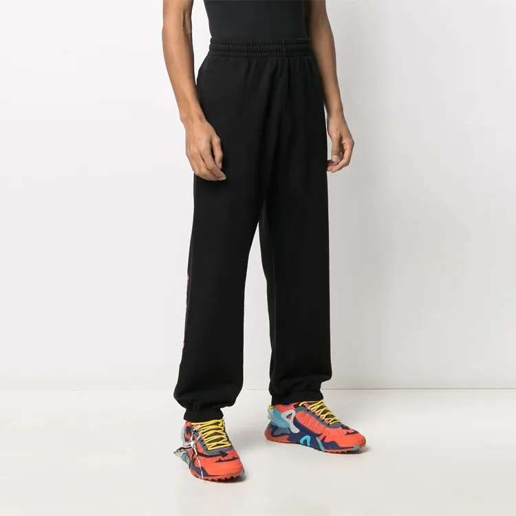 OFF WHITE FW21 Knitted Sweatpants Men Black-4