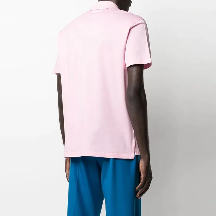 VERSACE Polo Shirts Men Pink-1