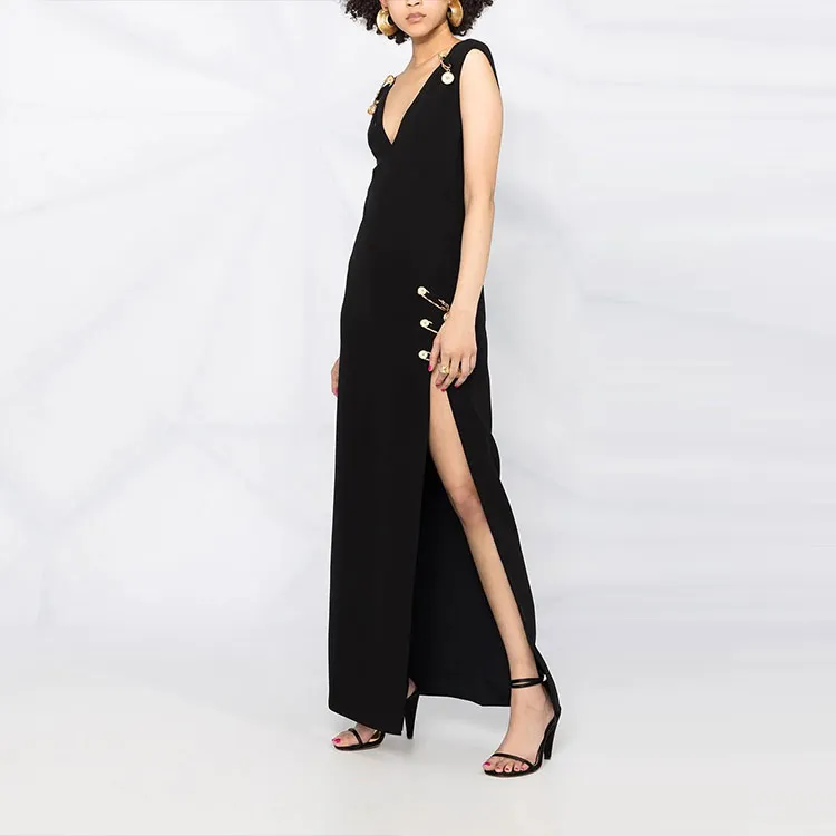 VERSACE VERSACE FW21 Sleeveless Dress Women's Black-3