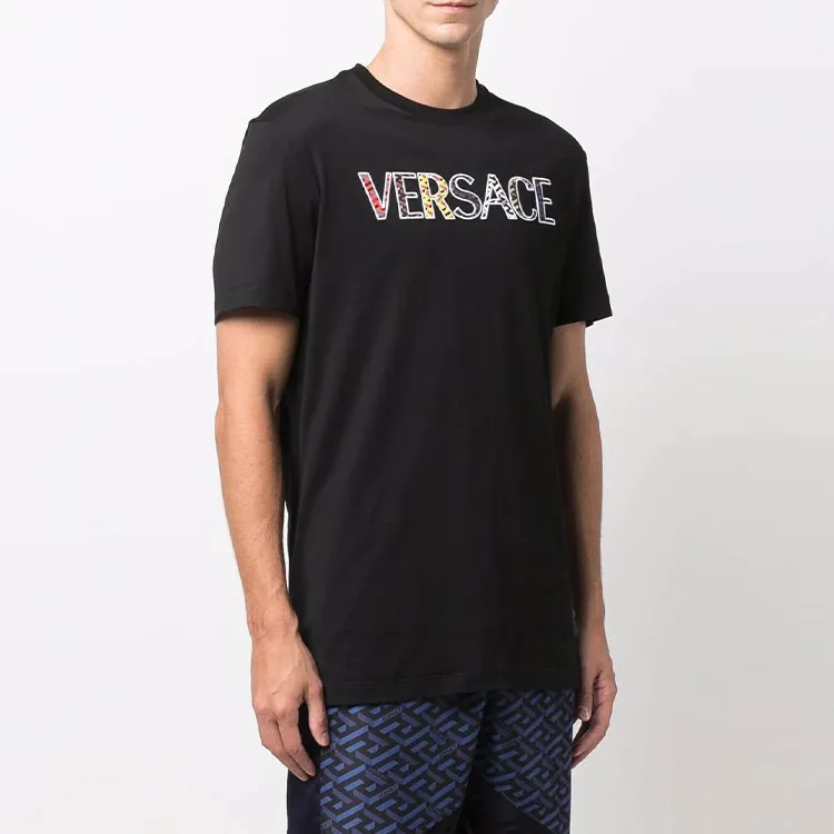 VERSACE Logo T Shirt-3