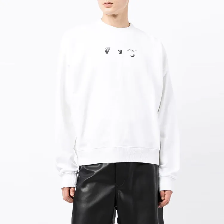 OFF WHITE FW21 Sweatshirts Men White-2