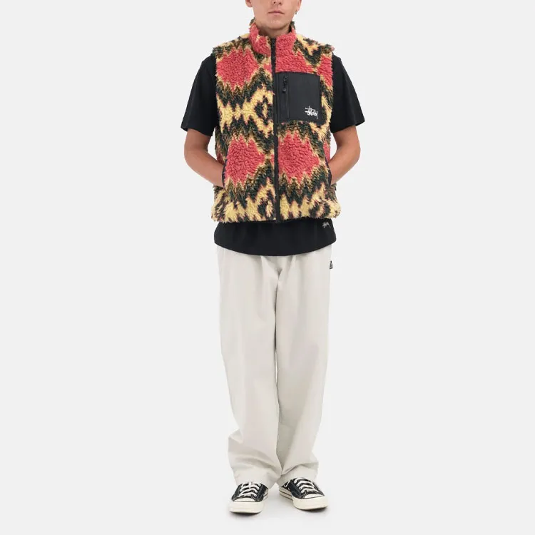 Stussy Fillmore Sherpa Vest-2
