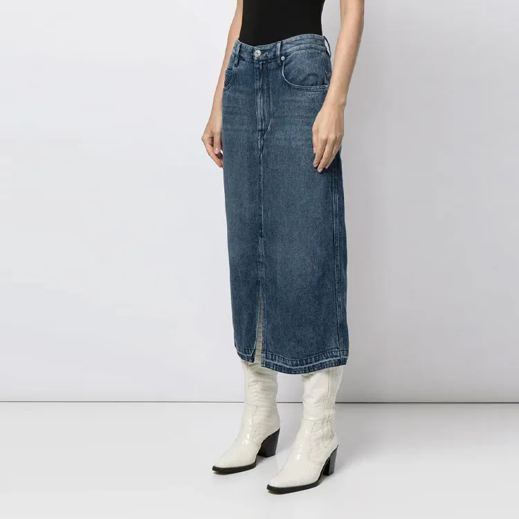 ISABEL MARANT Denim Short Skirts Women's Blue-2