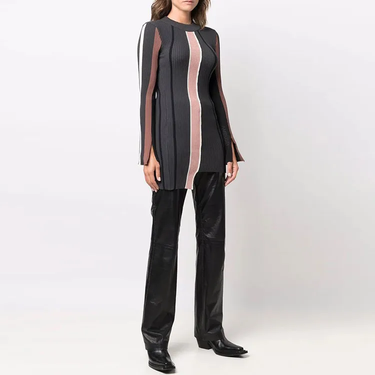 AMBUSH Ribbed Striped Jumper-3