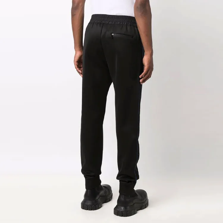 FENDI Knitted Sweatpants Men Black-2