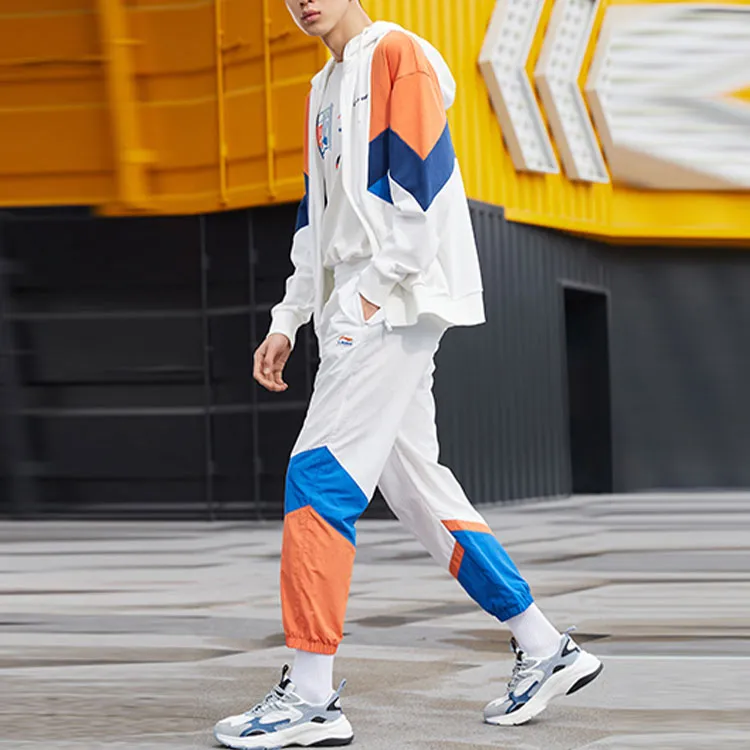 LiNing Sports Fashion Collection Knitted Pants Men's White-5