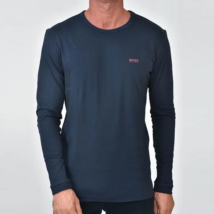 HUGO BOSS T Shirts Men Marine Blue-2