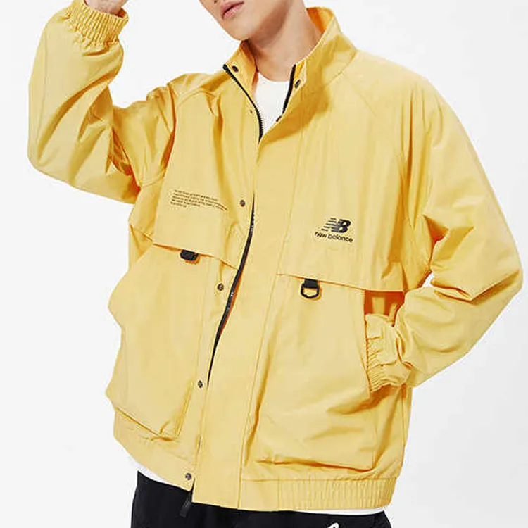 New Balance Jackets Men Yellow-2