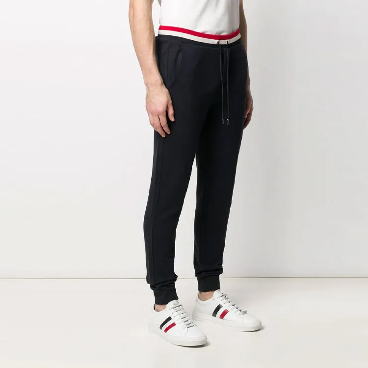 Moncler FW21 Knitted Sweatpants Men Black-1