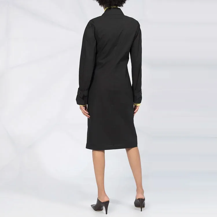 Bottega Veneta Long Sleeved Dress Women's Black-2