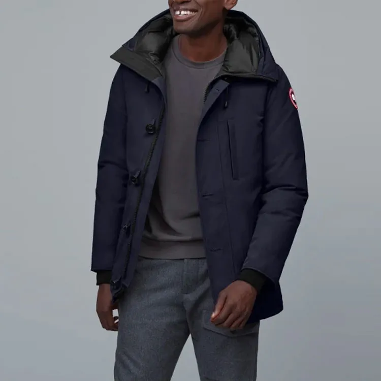 Canada Goose Down Jacket Men's Marine Blue-3