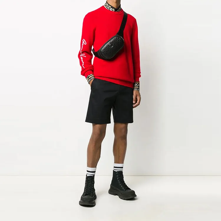 VERSACE Casual Shorts Men Black-1