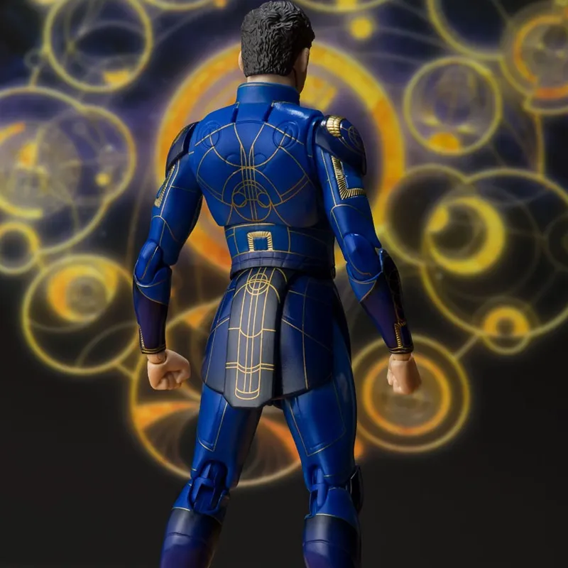 BANDAI S.H.Figuarts Marvel Eternals Ikaris Action Figure Blue-5