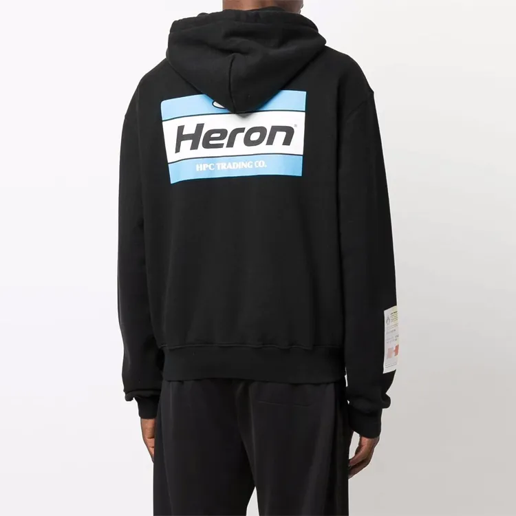 HERON PRESTON Sweatshirts Men Black-1