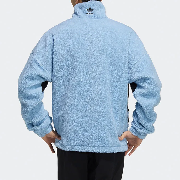 Adidas Originals Sherpa Jackets Unisex Sky Blue-1