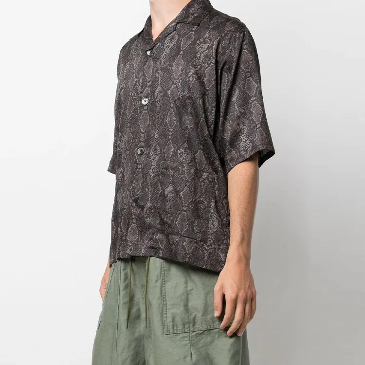 Needles Python Print Cabana Shirt-3