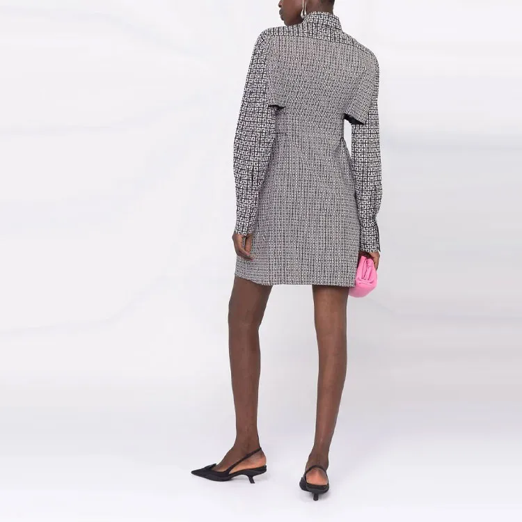GIVENCHY FW21 Long Sleeved Dresses Women's Black-2