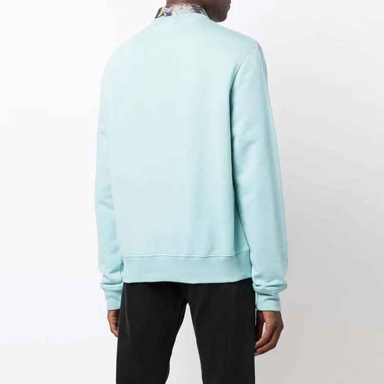 Lanvin Sweatshirts Men Light Blue-2