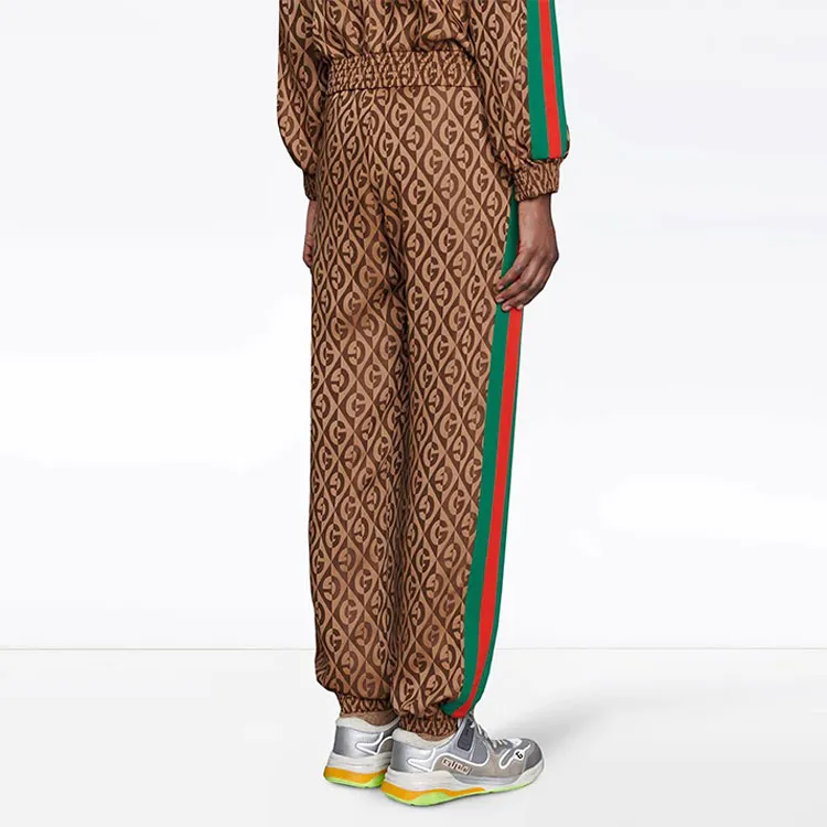 GUCCI Knitted Sports Pants Women's Umber-2