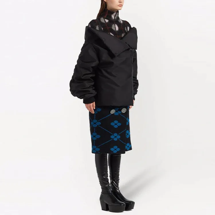 PRADA FW21 Puffer Jacket Women's Black-3