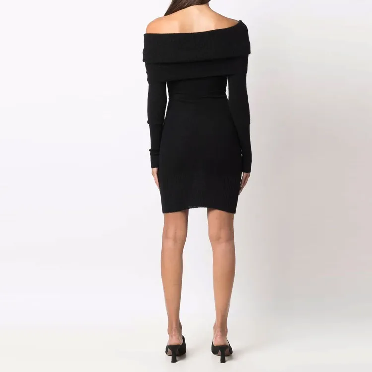 Jacquemus Long-Sleeved Dresses Women's Black-2